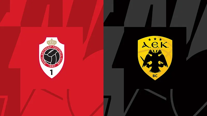 Link trực tiếp Royal Antwerp vs AEK Athens, 2h 23/08/2023